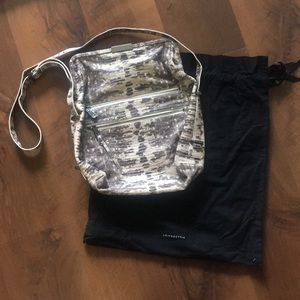 Leifsdottir Snakeskin Crossbody Bag